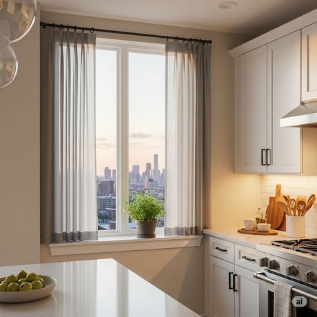 Стильові напрямки занавісок для кухні | Welwet