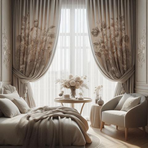 Фіранки є невід'ємною частиною дизайну спальні | Welwet