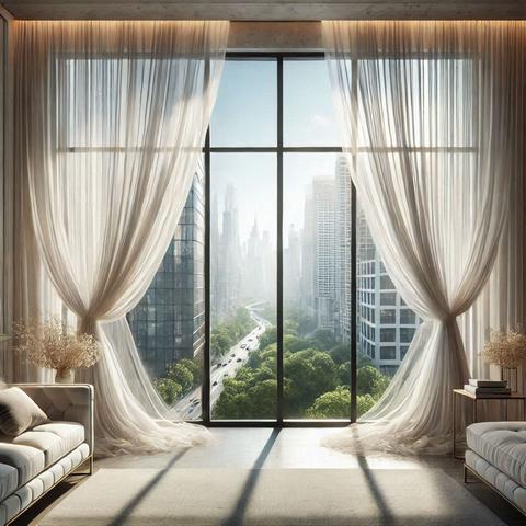 Тюль може бути прекрасним доповненням до будь-якого стилю інтер'єру | Welwet