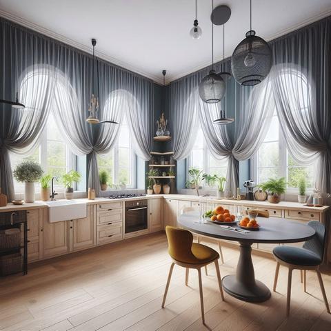 Функціональні аспекти тюлю для кухні | Welwet