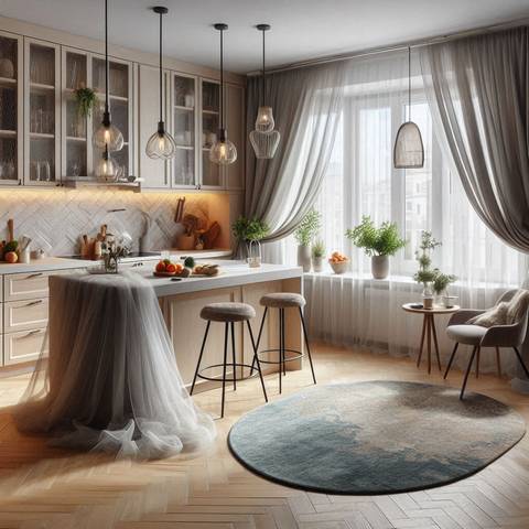 Вибір тюлю для кухні не просте завдання | Welwet