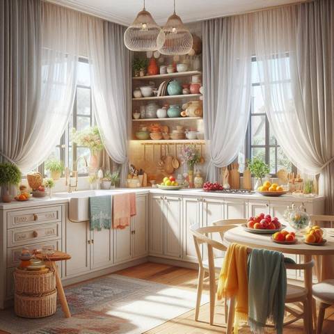 Як уникнути цих помилок при виборі тюлю для вікон кухні | Welwet