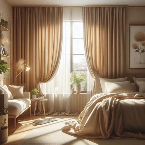 Штори з мікровельвету надзвичайно популярні при оформленні спальні | Welwet