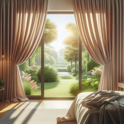 Підібрати досконалі штори з мікровельвету в спальню | Welwet