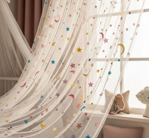 Тюль стане чудовим доповненням до дизайну будь-якої дитячої | Welwet