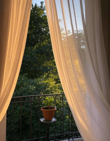 Штори на балконі надають нескінченні можливості для трансформації простору | Welwet