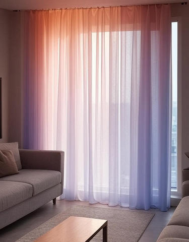 Тюль омбре - дивовижний матеріал, який надає інтер'єру вишуканості та стилю | Welwet