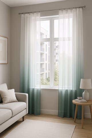 Тюль омбре - спосіб створити ефектний і стильний інтер'єр | Welwet
