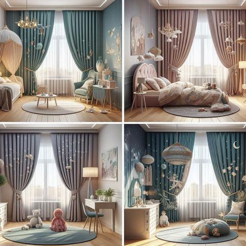 Як підібрати штори в дитячу кімнату | Інтернет-магазин Welwet