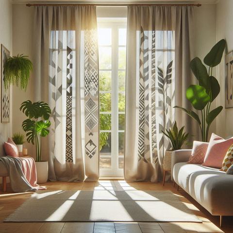 Сучасні штори на вікнах від інтернет-магазину Welwet