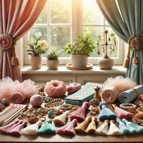 Підбір аксесуарів для штор і тюлю | Welwet