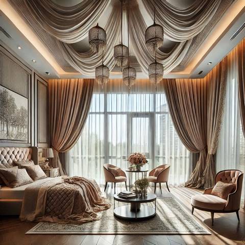 Основні правила поєднання штор і тюлю | Welwet