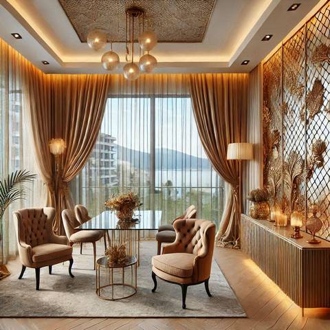 Поєднання штор і тюлю може істотно вплинути на загальну атмосферу | Welwet