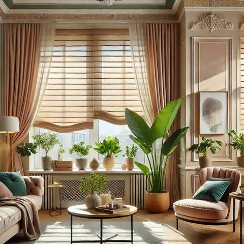 Римські штори для різних типів вікон | Welwet